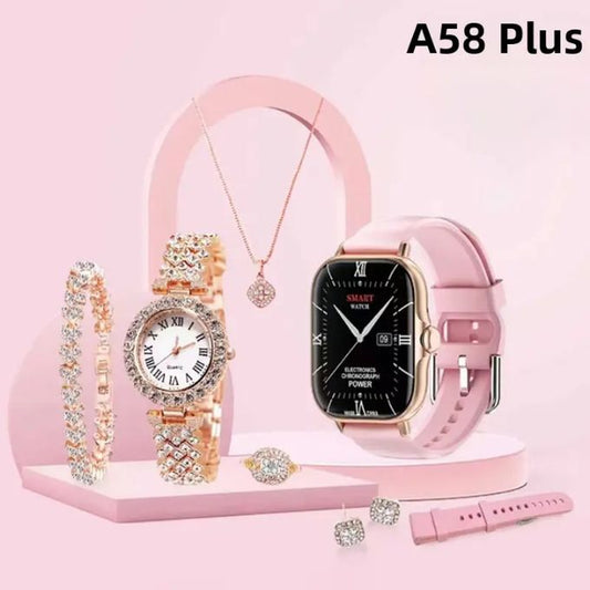 MONTRE CONNECTÉE A58 Plus 6in1 Complete Set 1 x Smart Watch