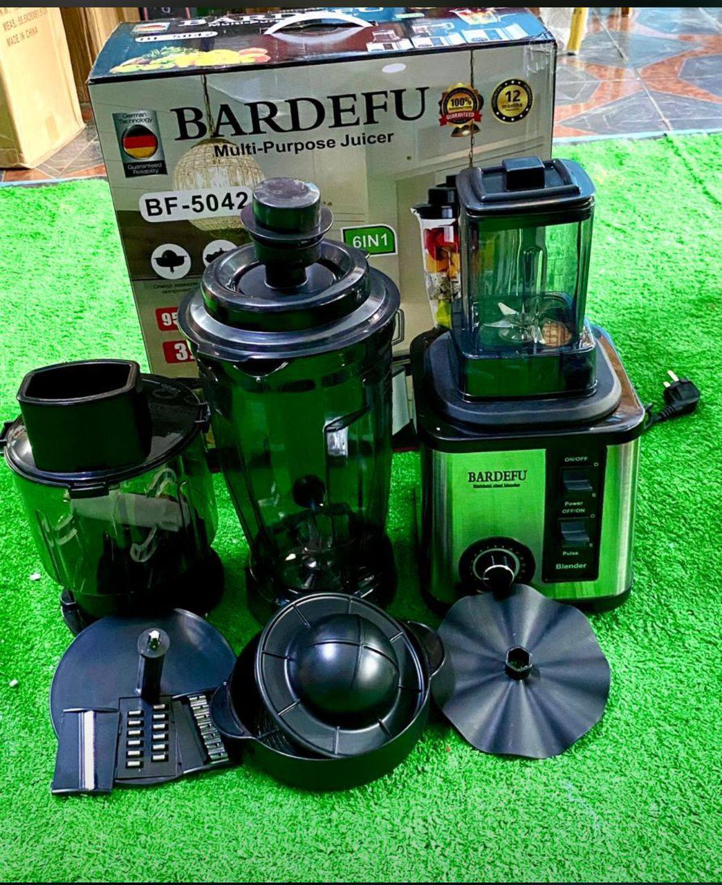 BARDEFU Mixeur broyeur Ultraperformant 6 en 1