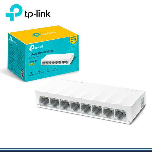 Switches Ethernet Desktop LiteWave TP-Link 8 Ports - Gigabit et Fast Ethernet