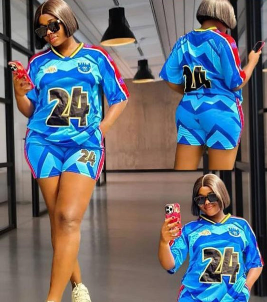 Complet Tendance Femme – Style Jersey Sport